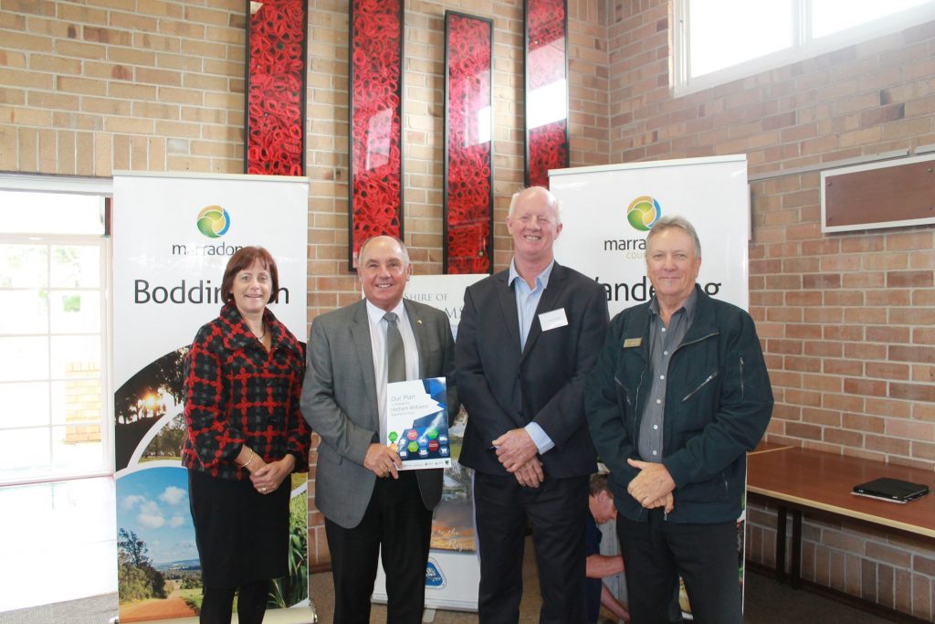 Wendy Newman, CEO Wheatbelt Development Commission, Hon. Terry Waldron, Member for Wagin,   Greg Cavanagh, Chair Hotham Williams Economic Development Alliance,  Kelvin Barr, Director Economic and Regional Development, Peel Development Commission 