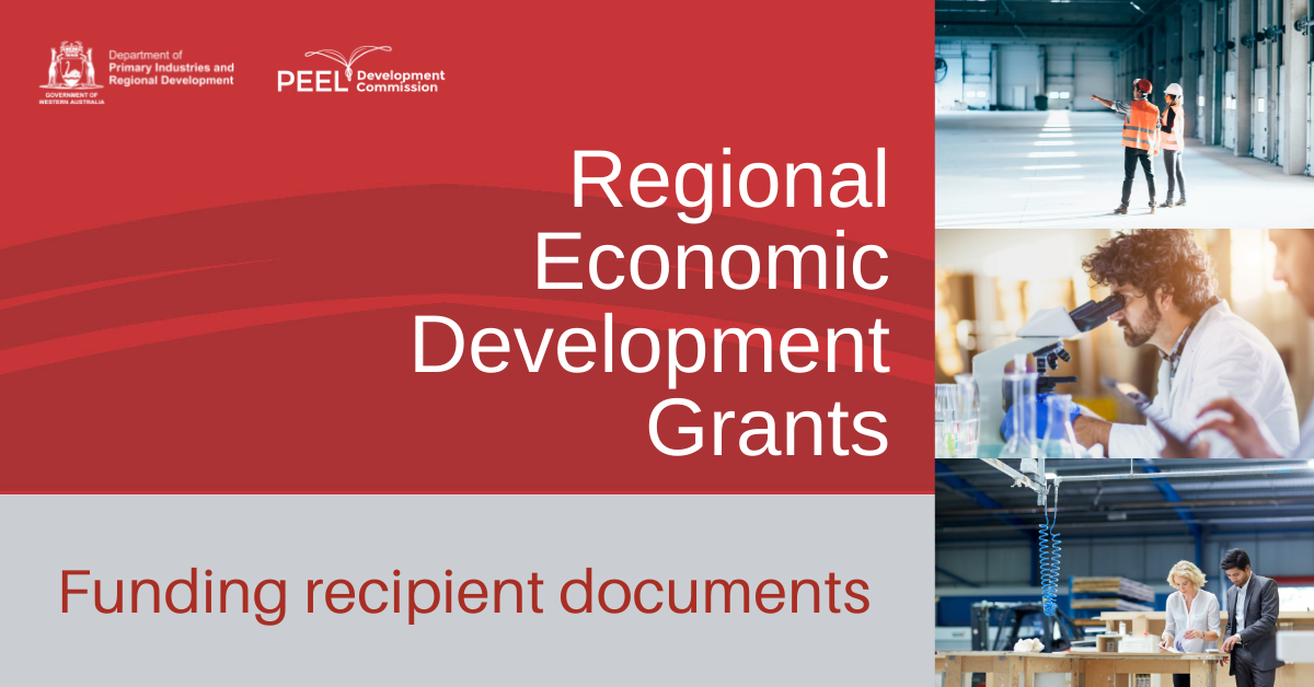 RED Grant funding recipient documents